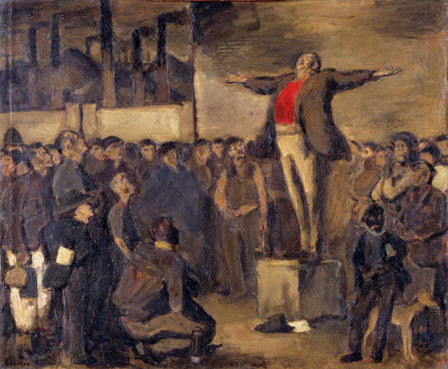The Communist A Political Meeting Art Collections Online National Museum Wales