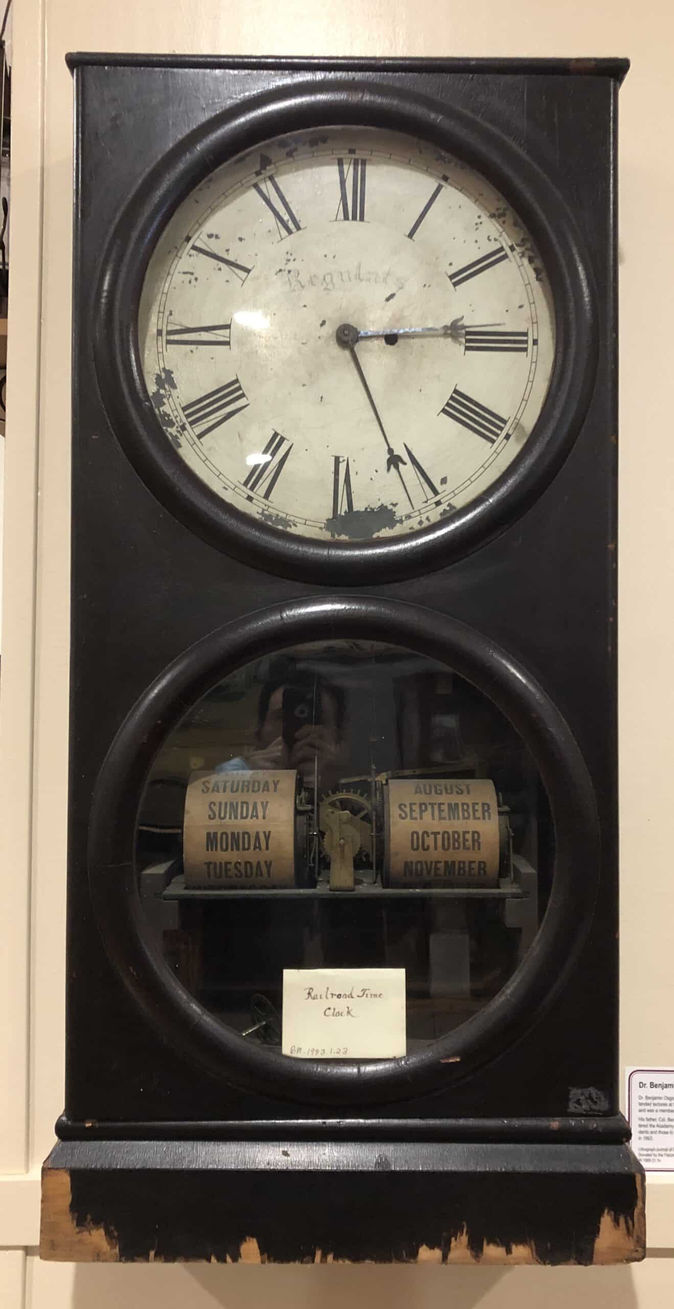 Regulator Railroad Clock Restoration Fund The Westford Historical