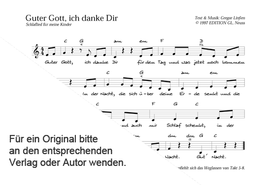 Guter Gott, ich danke Dir • Musica e Vita, Neues Geistliches Lied