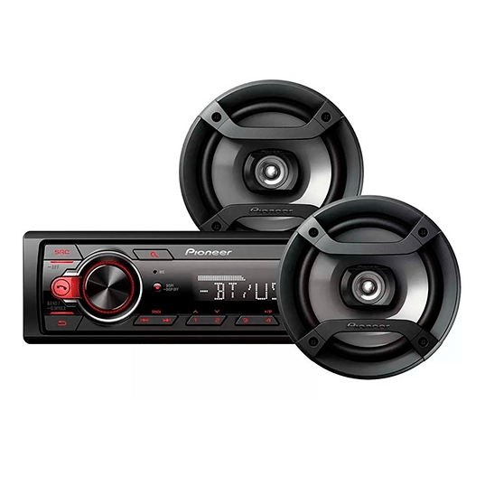 Combo para Automovil MXTS216BT (Radio + bocinas de 16cm) Musical