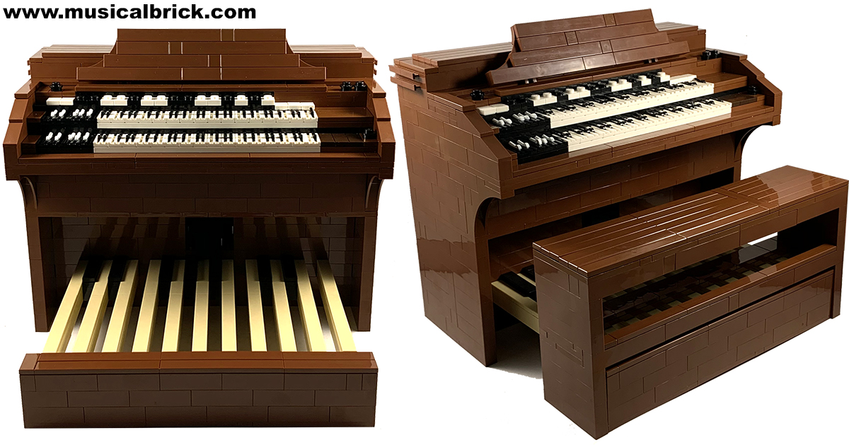 Lego Hammond RT3 Organ - Musical Brick