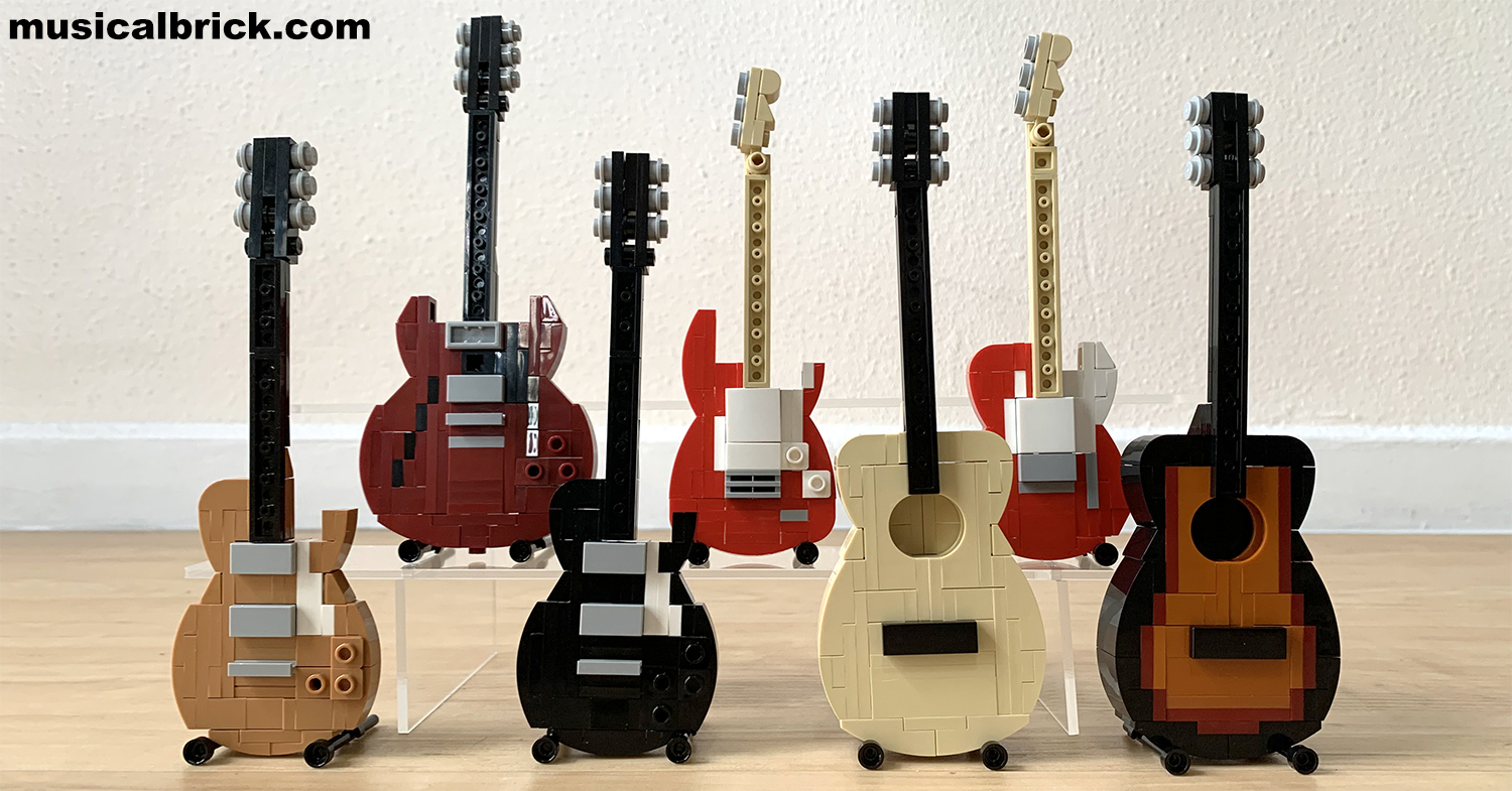 Lego Guitars Musical Brick