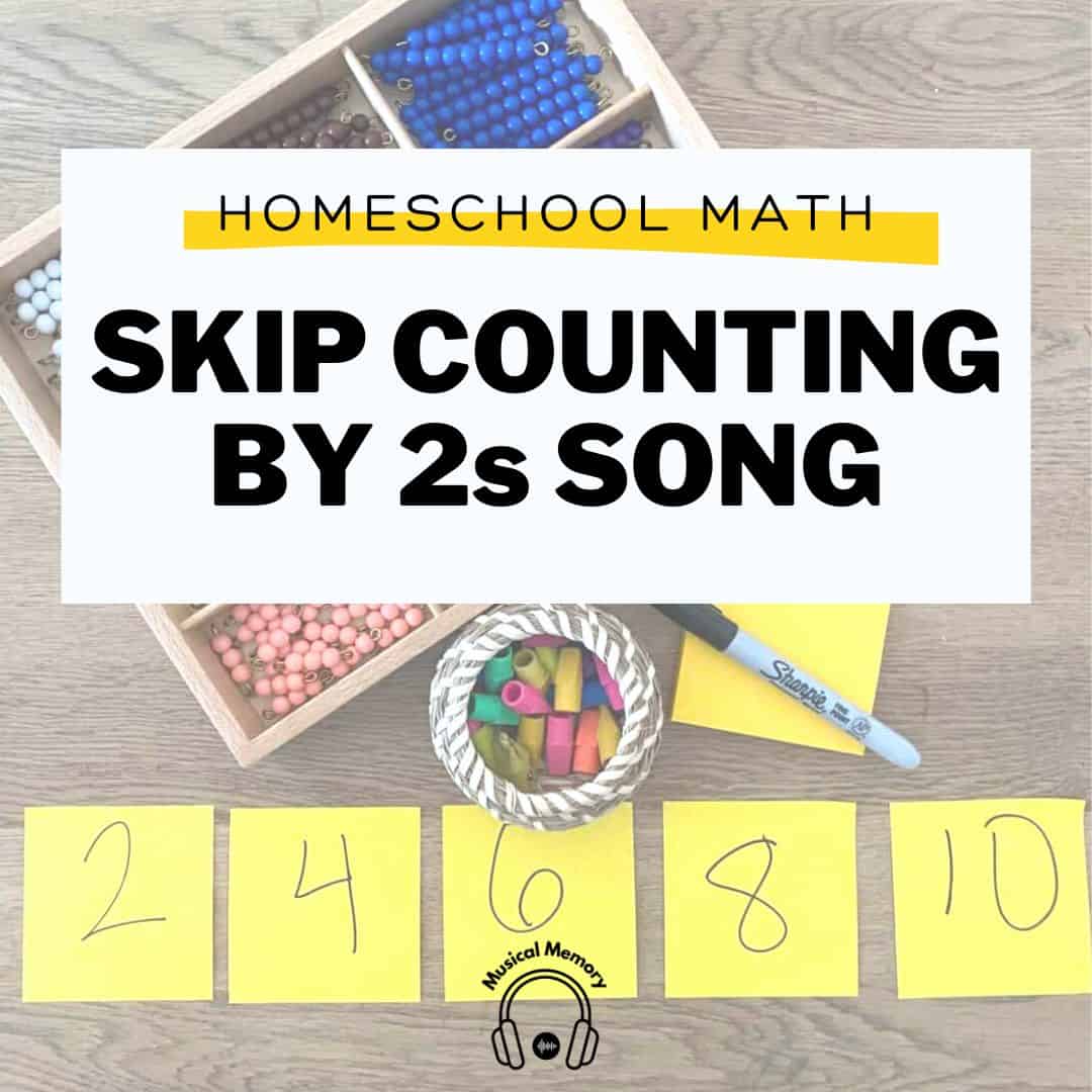 Short, Sweet, Catchy Song for Skip Counting by 2 [30 seconds]