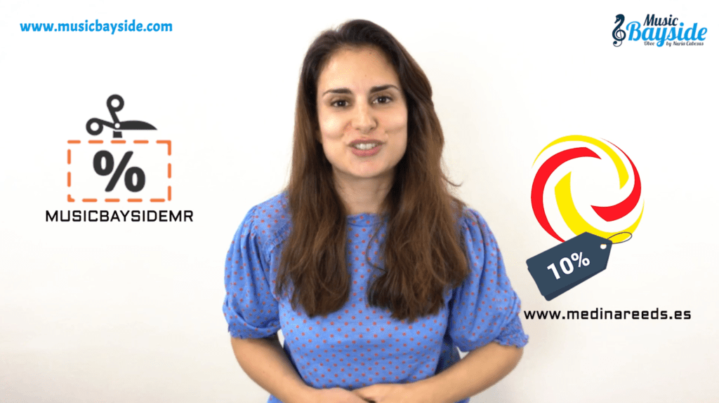 Discount code of 10 in the products of Medina Reeds MusicBayside