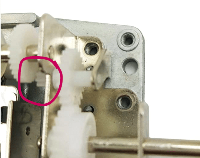 If you replace all the gears with nylon gears and only retain the