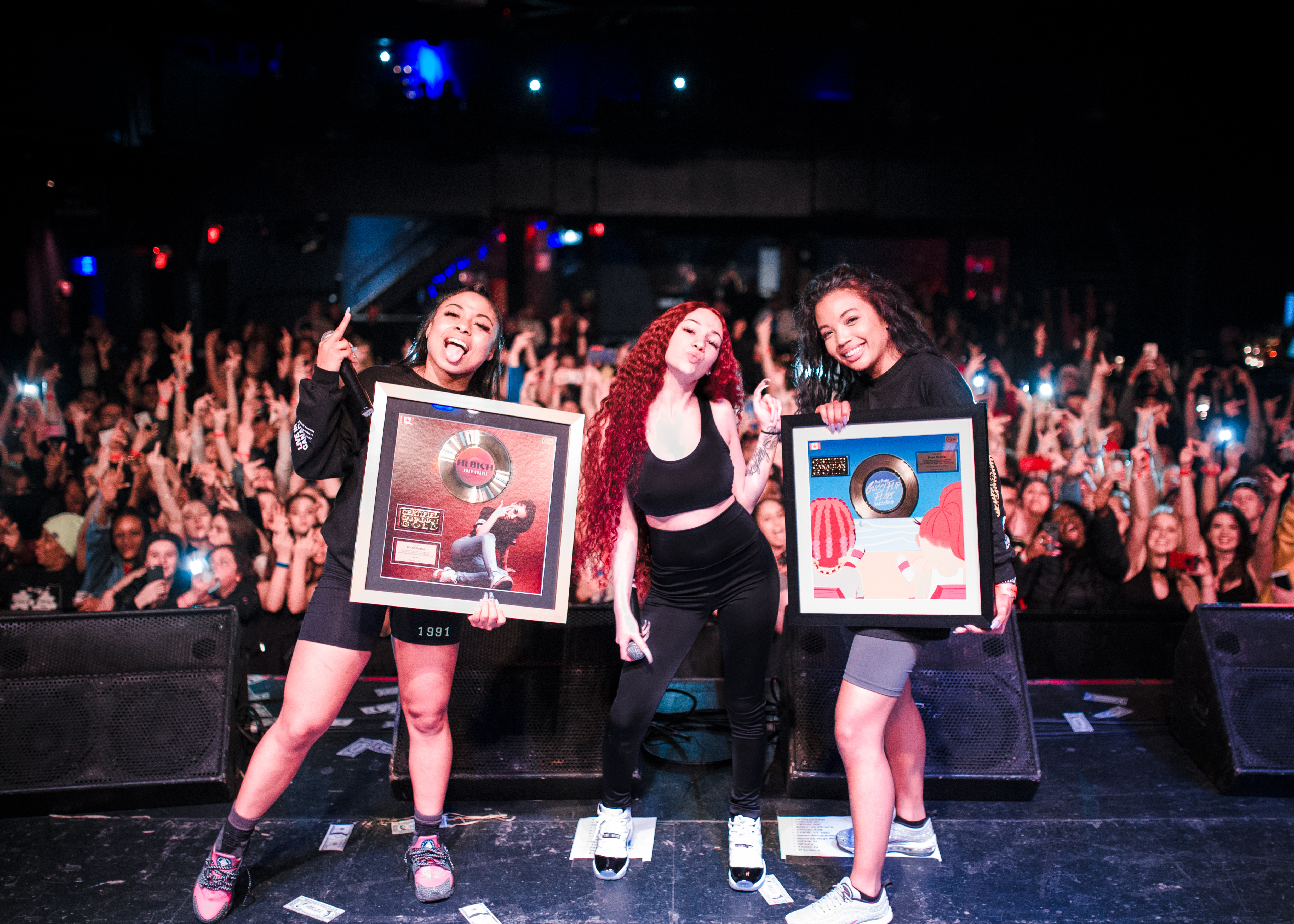 Bhad Bhabie Live Concert / Bhad Bhabie Roll In Peace Remix LIVE HD