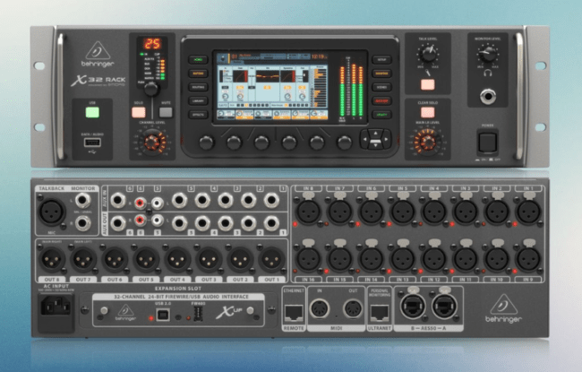 Behringer X 32 Mixer Rack Review Music Corners