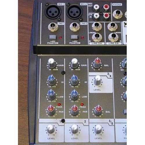 STAGG SMIX 2M2S UF MultiChannel Stereo Mixer USB New