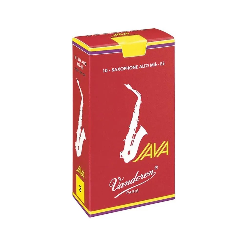 Vandoren Java Red Alto Sax Reed Box McKenzie Music Etcetera