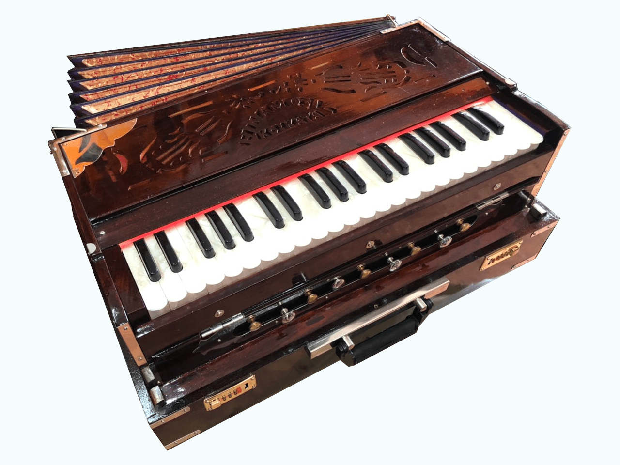 BinaMosl Harmonium 3Reed model Foldable Nepal Music Gallery