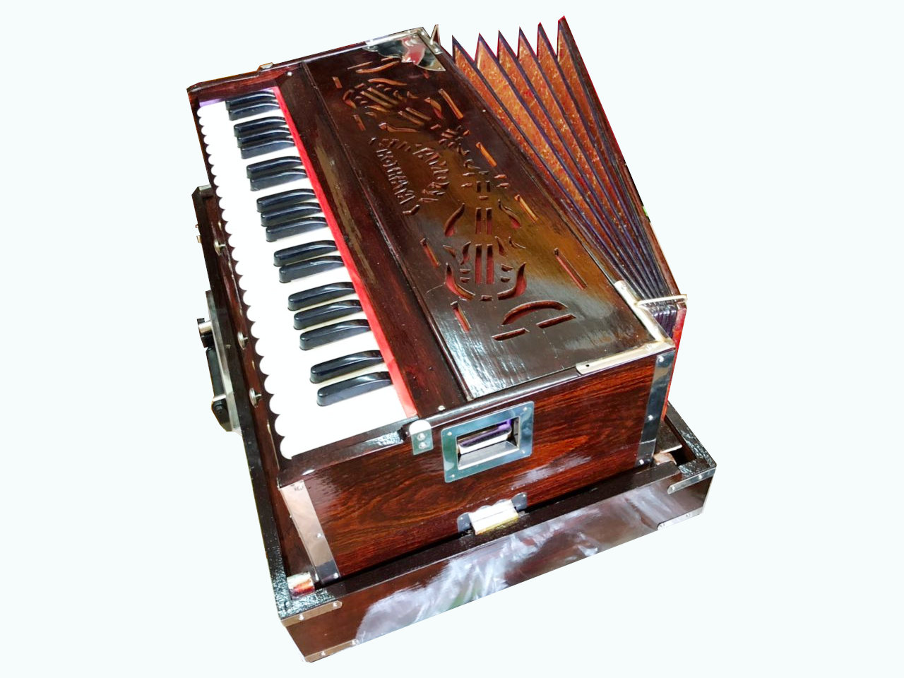BinaMosl Harmonium 3Reed model Foldable Nepal Music Gallery