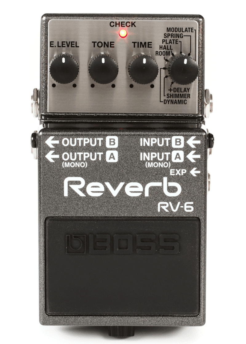 Boss RV6 Digital Delay/Reverb Guitar Effects Pedal Music Head Store