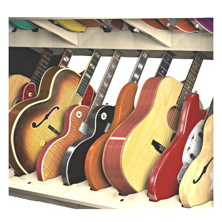 SessionPro DoubleStack Mobile Guitar Racks Music is Elementary