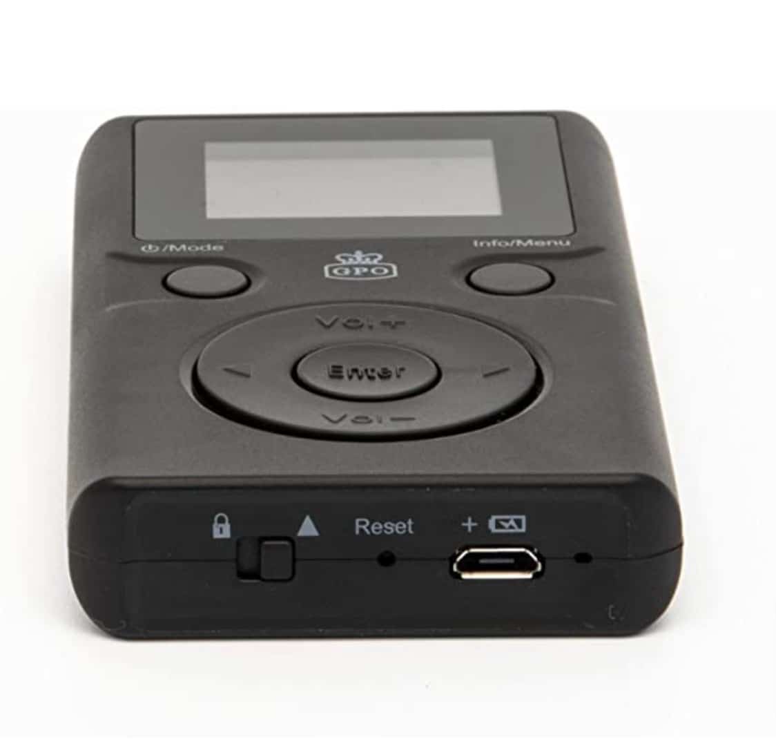 Radio Digital FM Mini Pocket DAB/DAB+ (Recargable, audífonos) Music