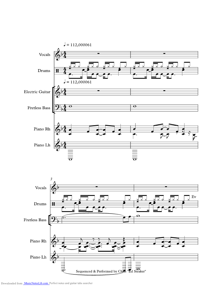 Marlene On The Wall music sheet and notes by Suzanne Vega