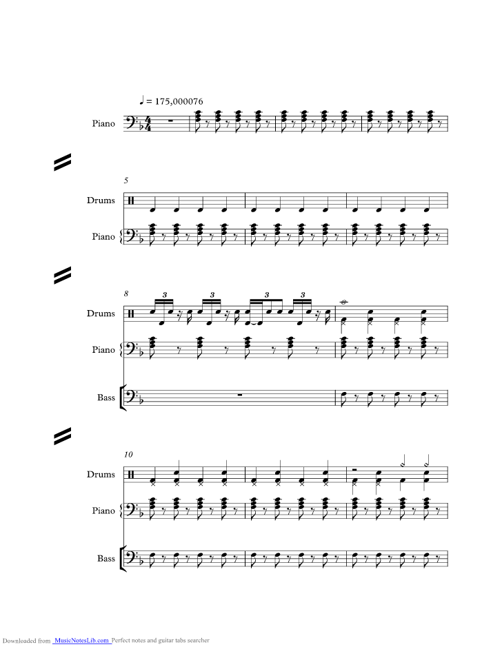 Mr Blue Sky music sheet and notes by ELO