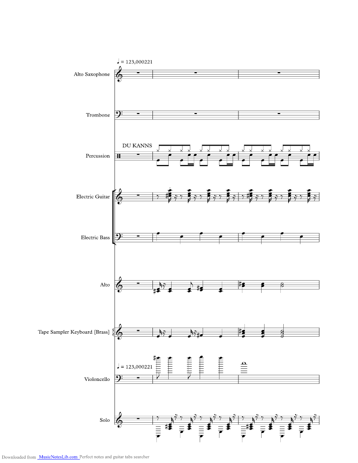 Du Kannst Nicht Immer 17 Sein 2 music sheet and notes by Chris Roberts