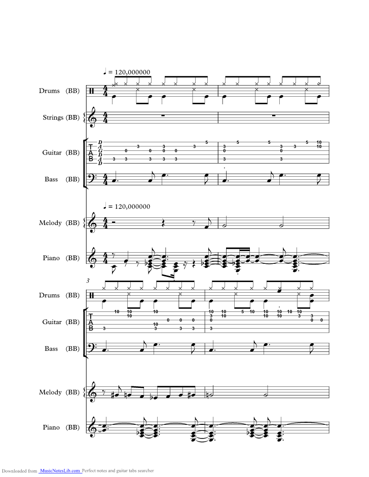 Laissons Entrer Le Soleil music sheet and notes by Clerc Julien