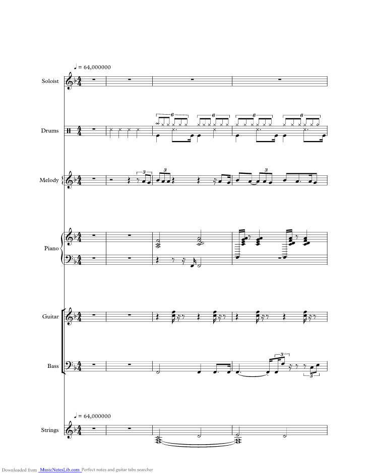 ItS Impossible music sheet and notes by Como Perry