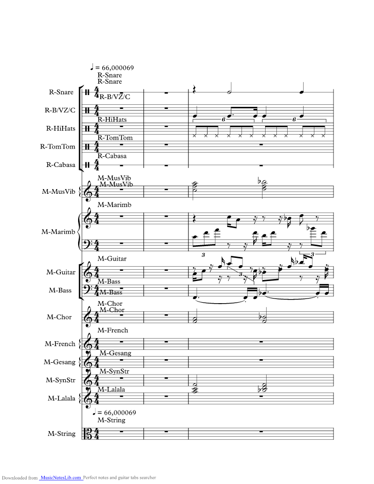 Je Taime Heisst Ich Liebe Dich music sheet and notes by Die Flippers