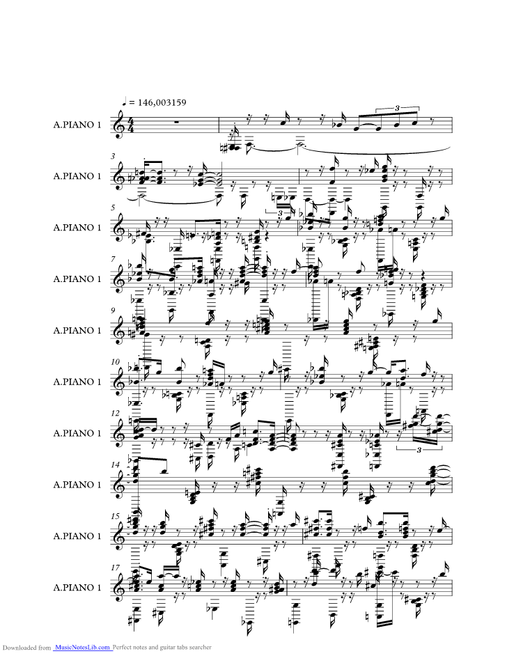 Tea For Two music sheet and notes by Fats Waller