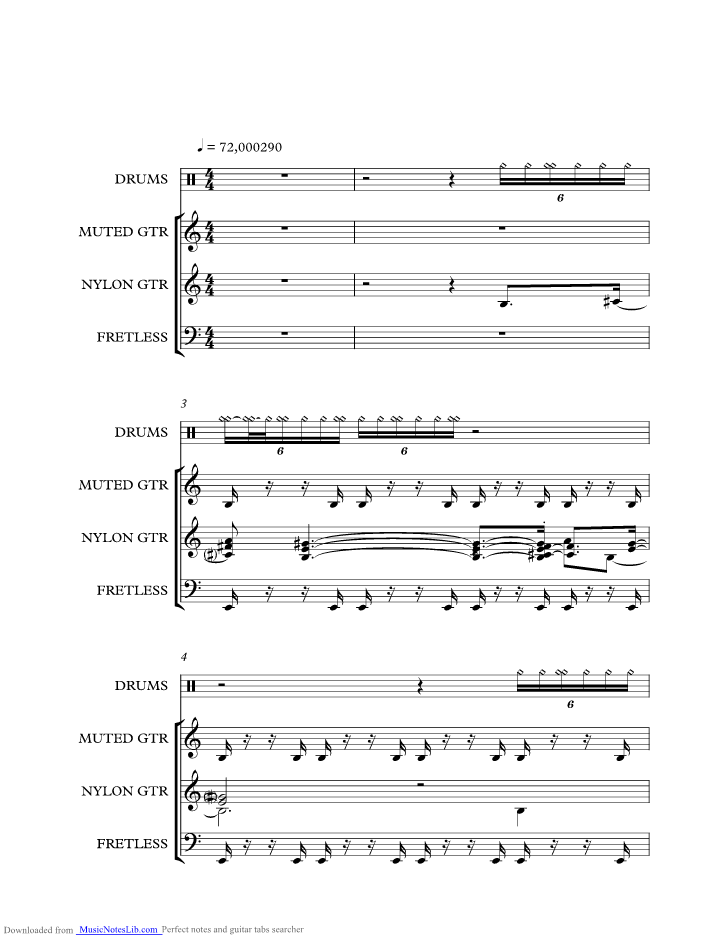 Albatross Zonder Melodie music sheet and notes by Fleetwood Mac