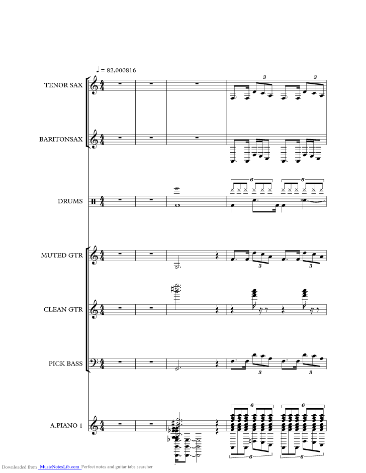 MATILDA music sheet and notes by Harry Belafonte