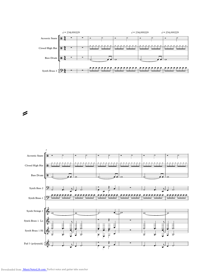DonT You Want Me 2 music sheet and notes by Human League