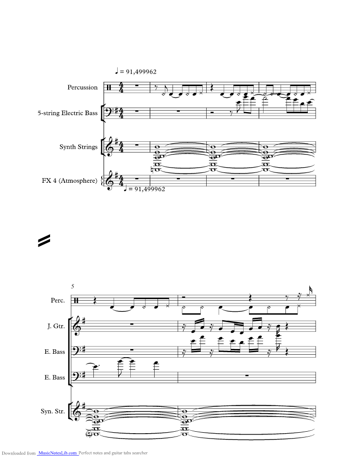 Nosostros 2 music sheet and notes by Luis Miguel