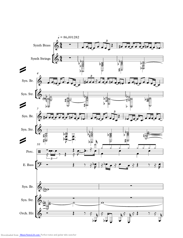 99 Luftballons music sheet and notes by Nena