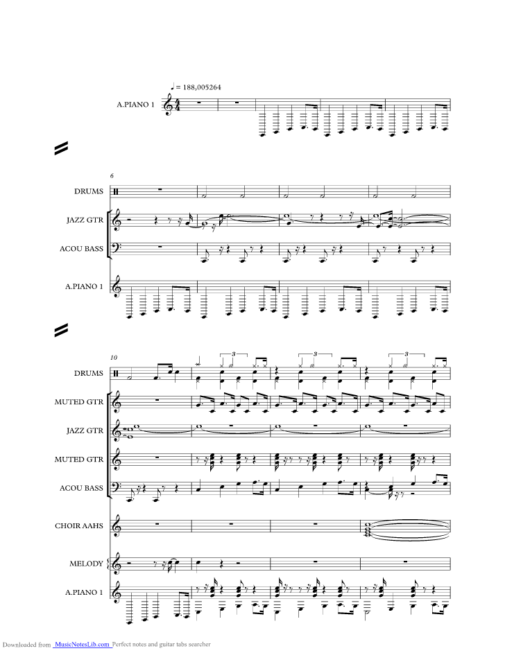 I Might music sheet and notes by Shakin Stevens
