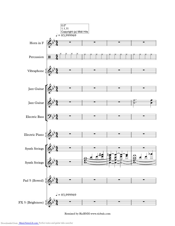 Calling All Angels music sheet and notes by Train