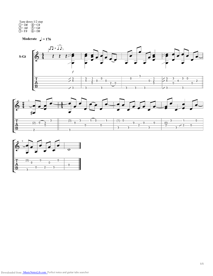 Chicken Fried guitar pro tab by Zac Brown Band