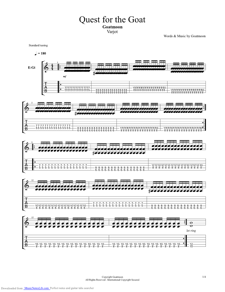 Polyphia Goat Guitar Tab / Impassion guitar pro tab by Polyphia