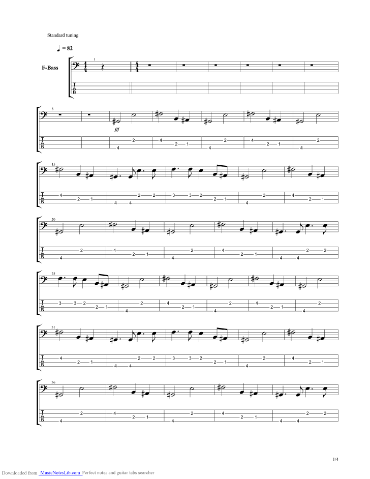 Stan guitar pro tab by Eminem