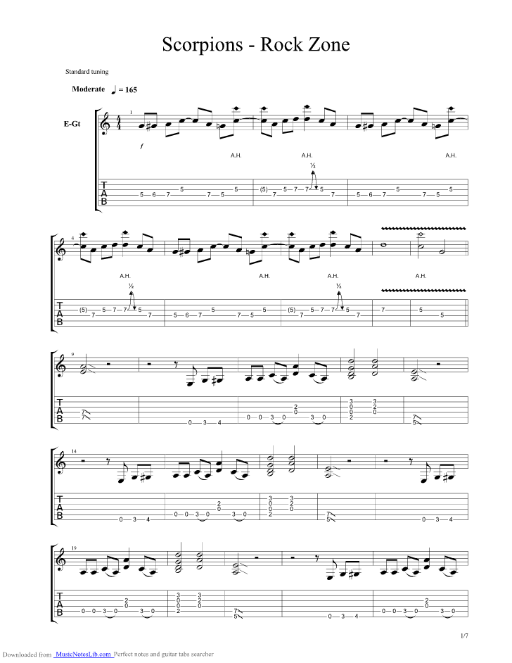 scorpions holiday guitar tab tourismstyle.co