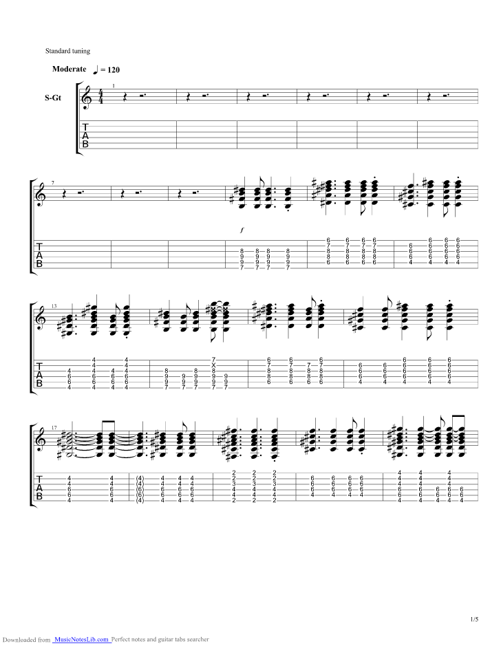 Song to play When Im Lonely guitar pro tab by John Frusciante