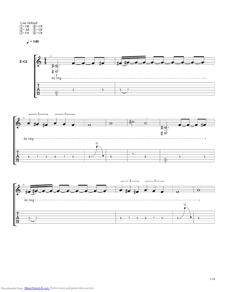 Violent Pornography guitar pro tab by System of a down
