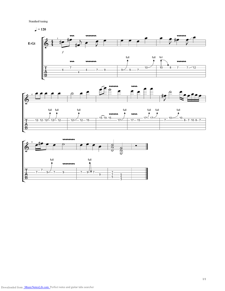 Fly People Fly guitar pro tab by Scorpions