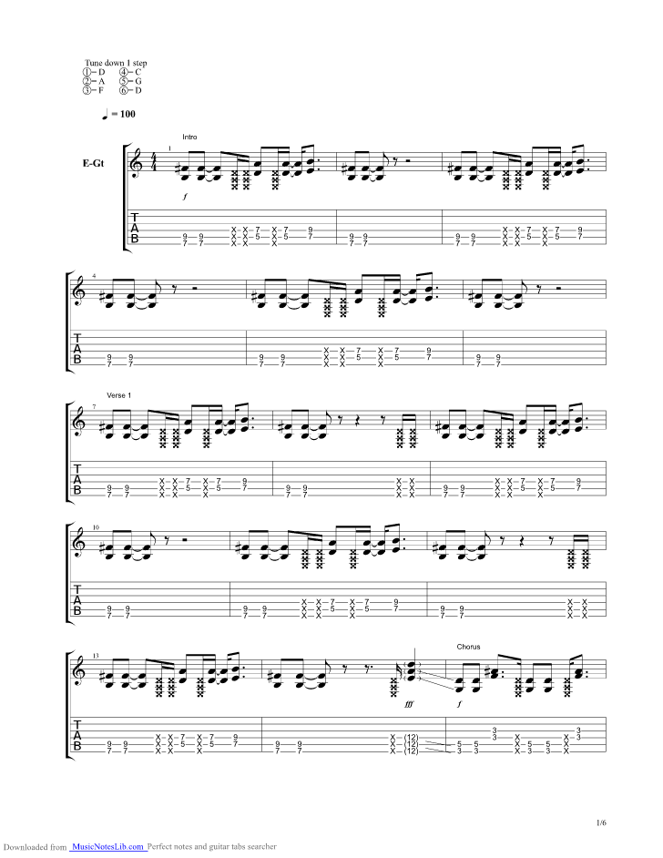 Wiseblood guitar pro tab by Corrosion Of Conformity