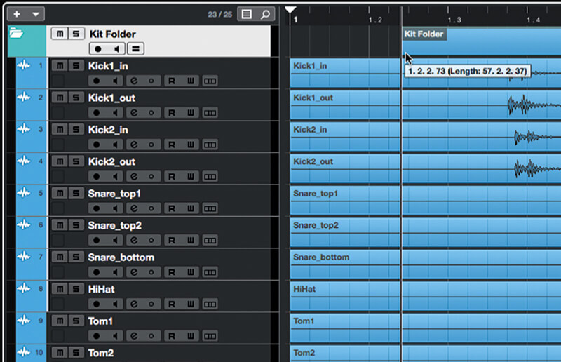 How to use Folders, Groups and Link Groups in Cubase