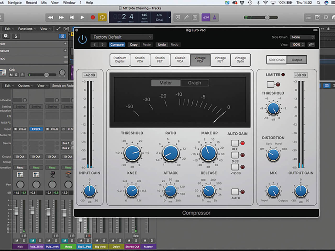 How to sidechain in Logic Pro X