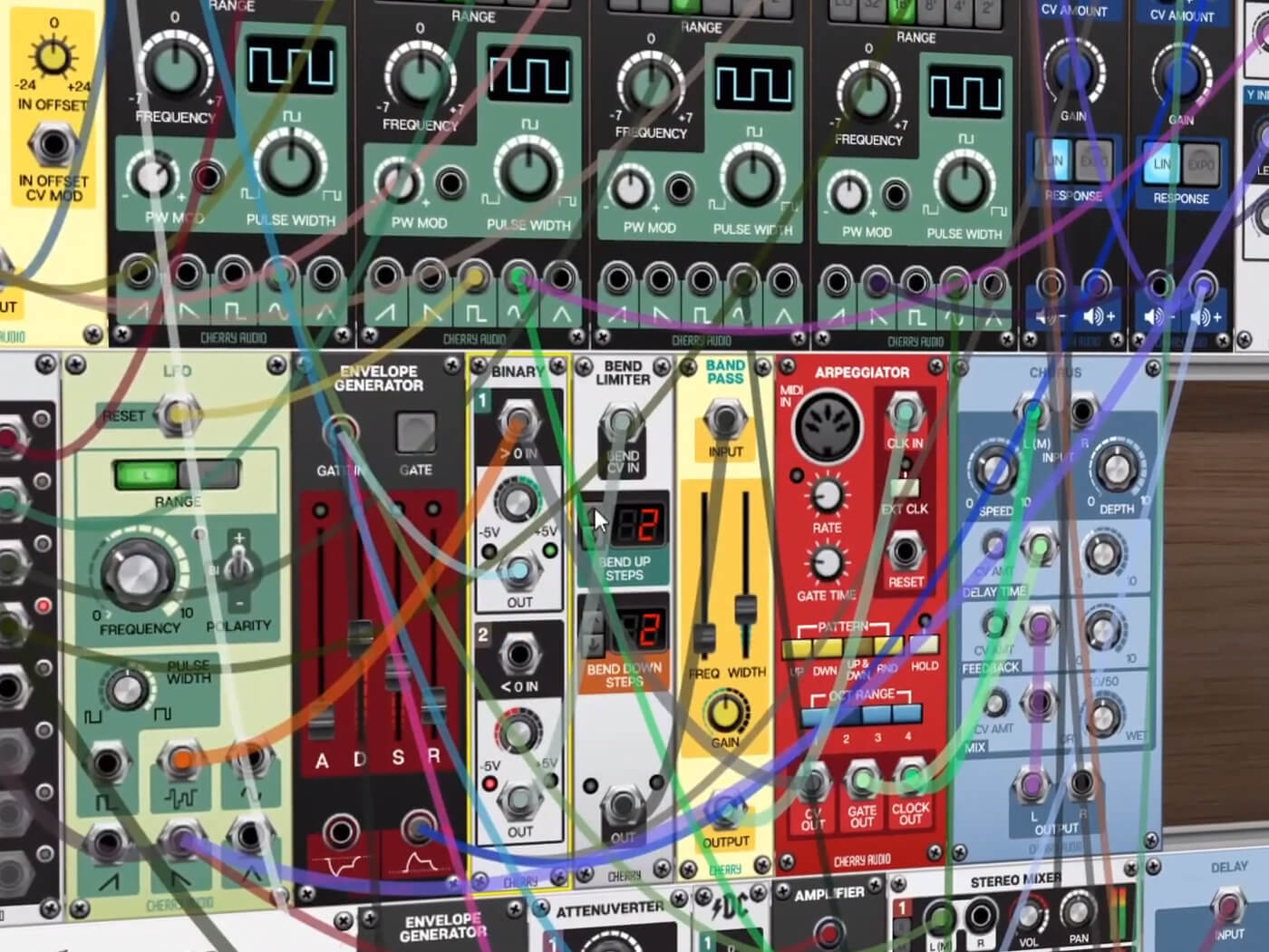Cherry Audio Voltage Modular 2 harnesses polyphony