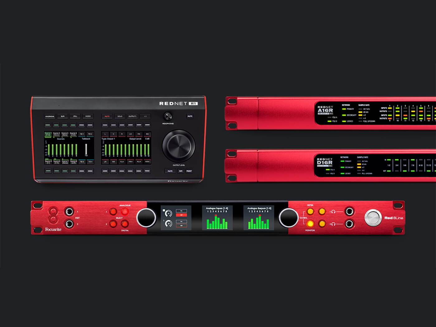 Focusrite unveils four new devices for the professional studio