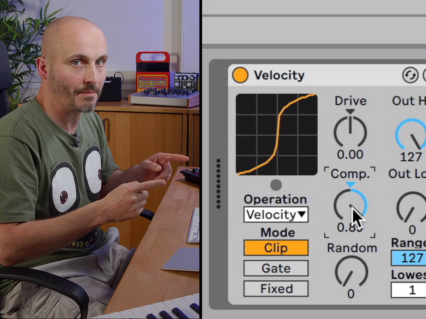 Learn how Ableton Live's Velocity device can inject groove into your