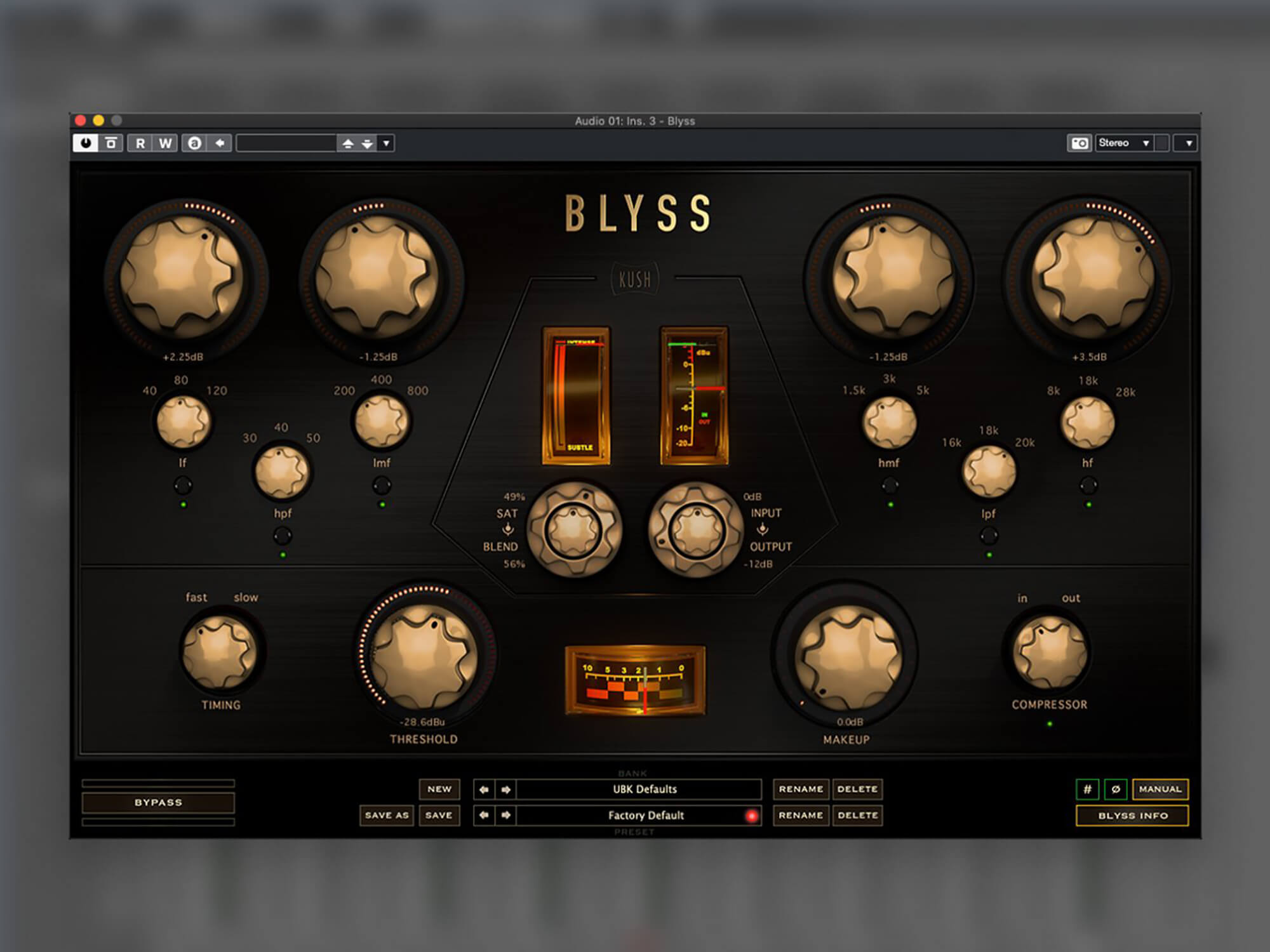 Kush Audio Blyss review a saturating master EQ to sweeten your tracks