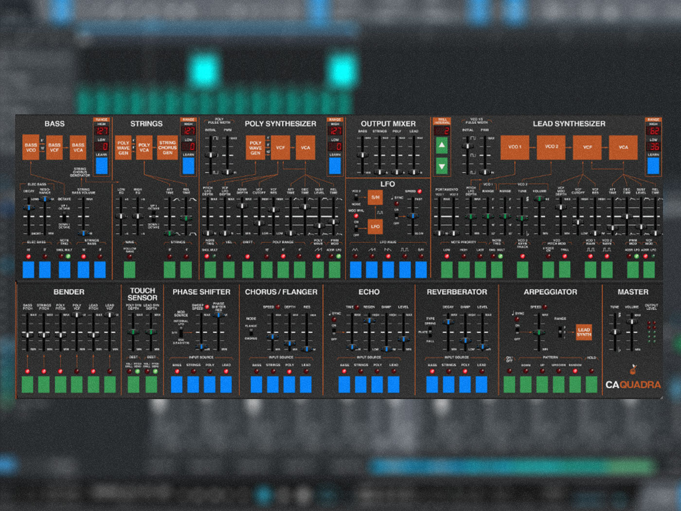 Cherry Audio revives the ultrarare ARP Quadra as a stunning 39 soft synth