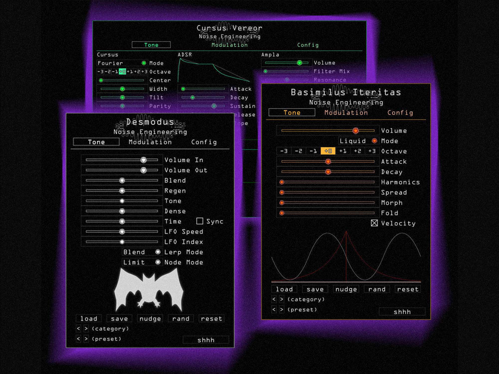 Noise Engineering's plugin Bundle 1 packs two synths and a reverb