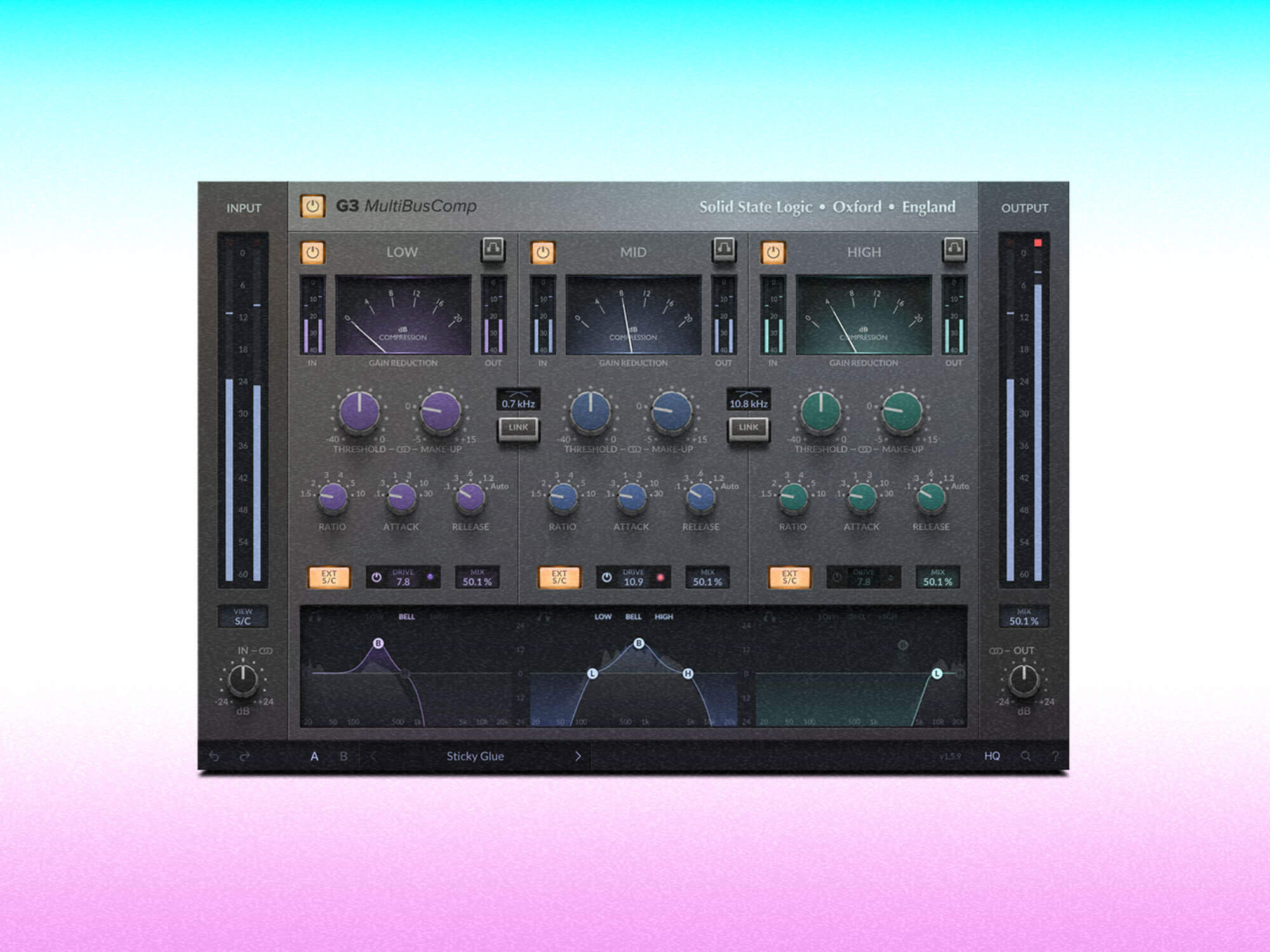 SSL’s GSeries Bus Compressor gets multiband upgrade, G3