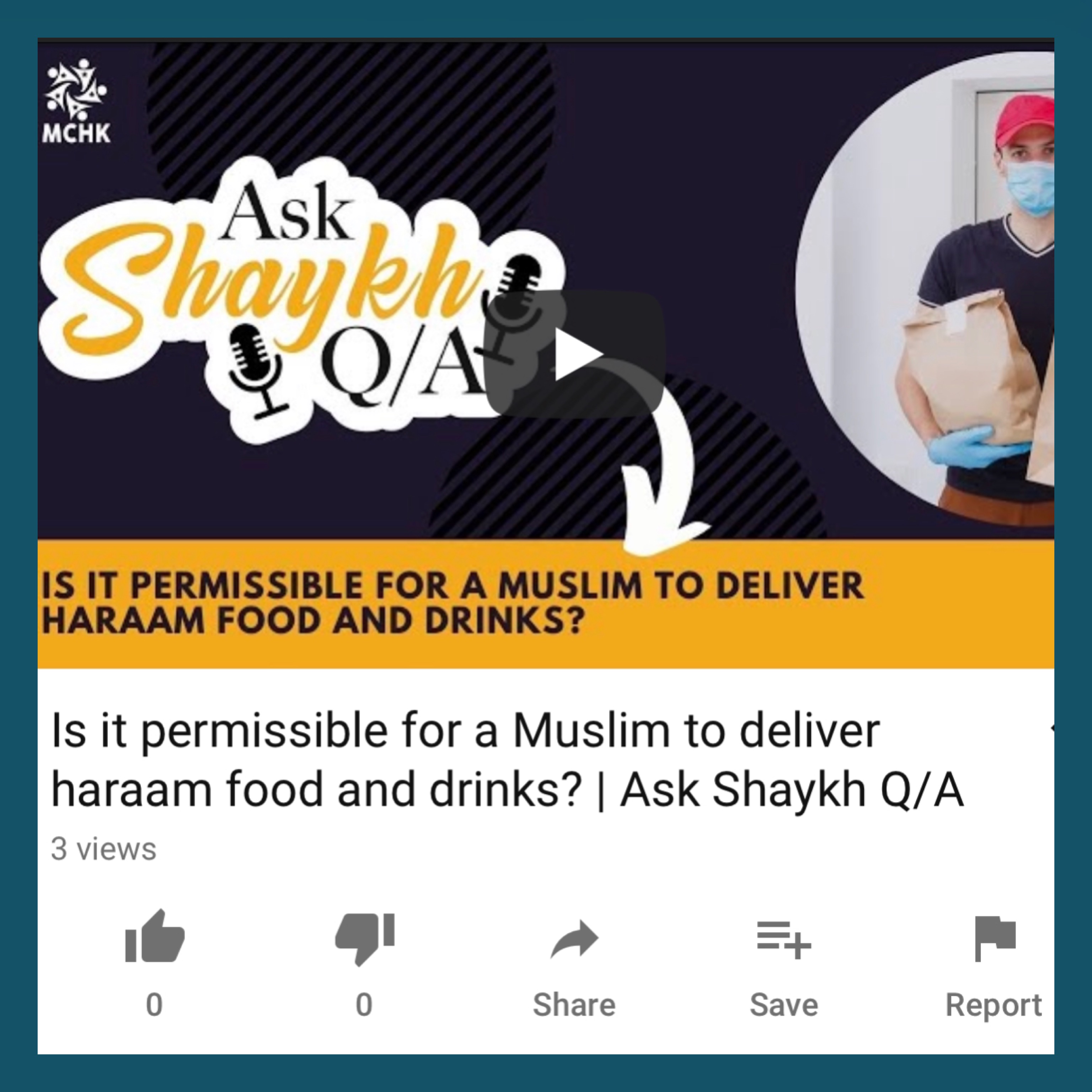 Is it permissible for a Muslim to deliver haram food and drinks? • Ask